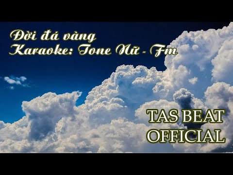 Karaoke Đời đá vàng - Tone Nữ | TAS BEAT