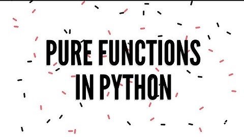 Pure Functions in Python | Kanini in dharani