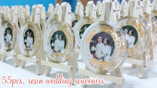 55pcs. Resin Wedding Souvenirs • from crafting to shipping order • resin for beginners • resin art