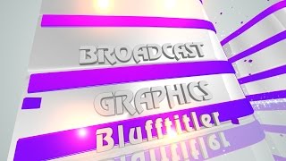 Blufftitler + Templates + BROADCAST GRAPHICS  PACK
