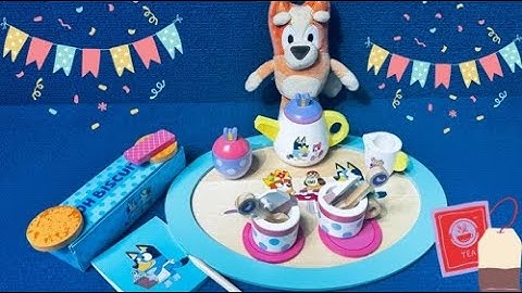 Bluey Tea Party ASMR Unboxing | Satisfying Toy Sounds | No Talking, No Music