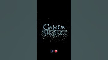 Game of Thrones Logo FX – Particle Disintegration in C4D #c4d #cinema4d #art