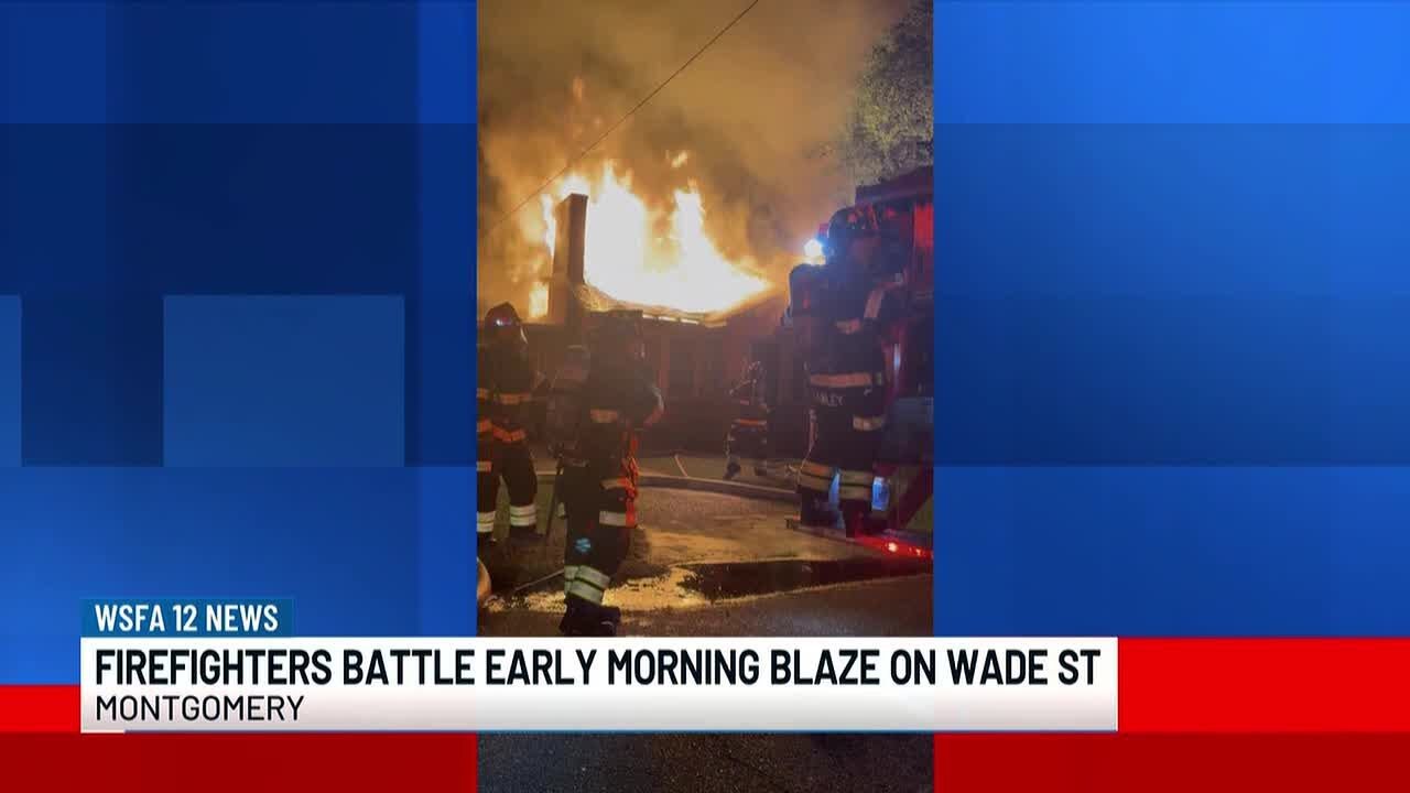 Montgomery firefighters respond to early morning fire on Wade Street ...