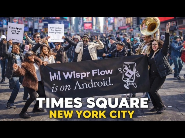 Feb. 27 2026 - Wispr Flow Popup Times Square - New York City thumbnail