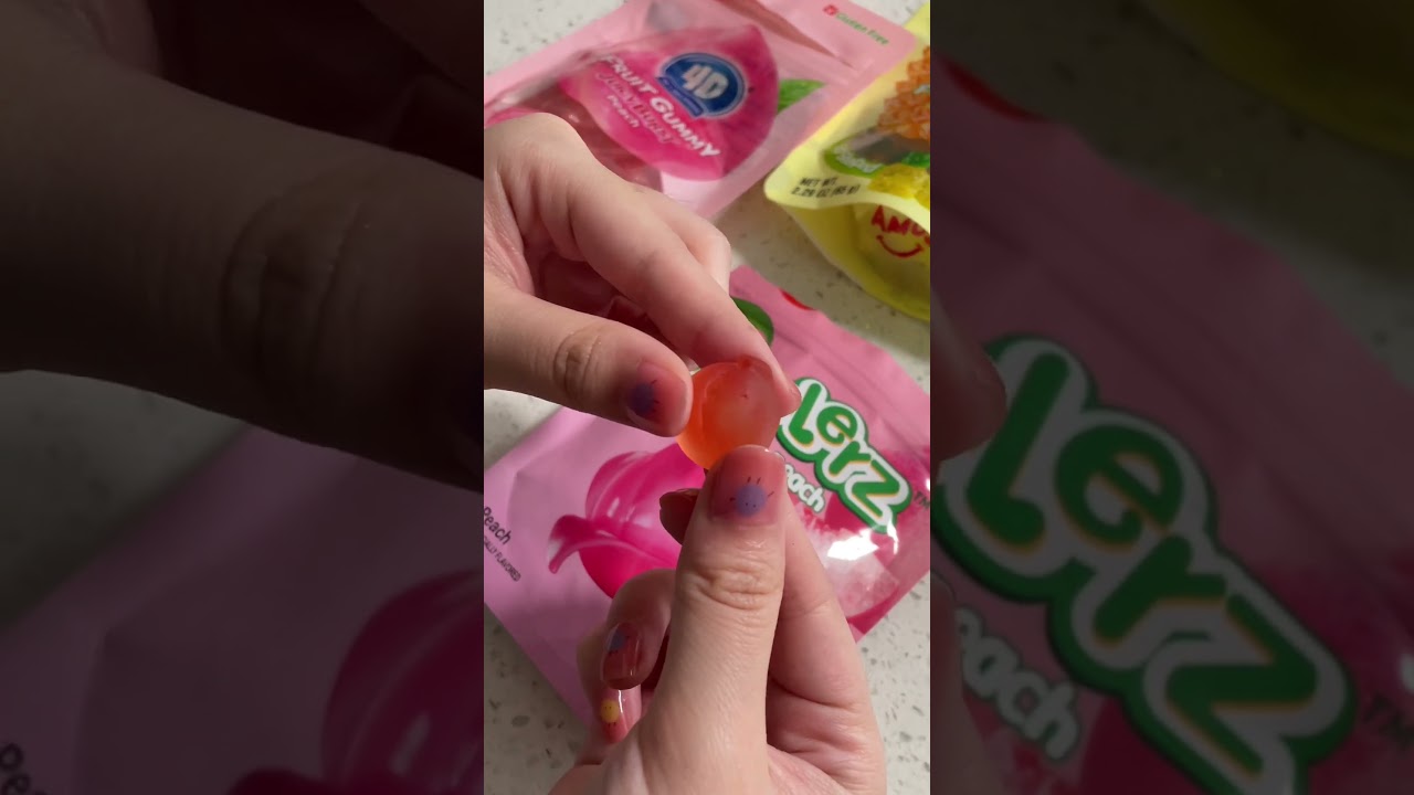 Peelable fruit gummies 