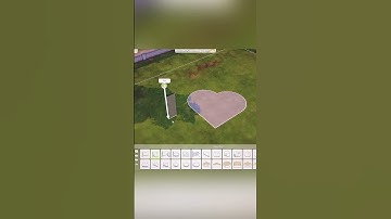 ✨Sims 4 Heart Shaped Pool (No CC & Functional) |  Sims Stop Motion #shorts✨