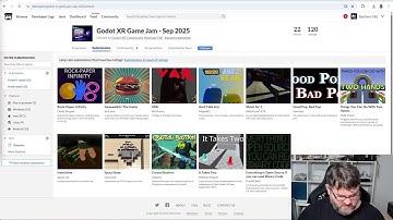 Trying out some Godot XR game jam IV entries