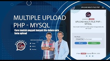 Multiple Upload File Berbasis Website Dengan PHP MYSQL - GRATIS