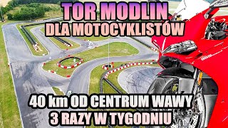 Szkolenie techniki jazdy na Torze Modlin. Ubezpieczenie z którego korzysta tylko motocyklista.