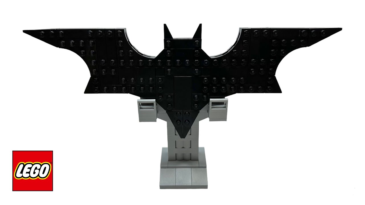 LEGO® Batman™ MOC Batarang The Dark Knight Bat Symbol (Speed Build