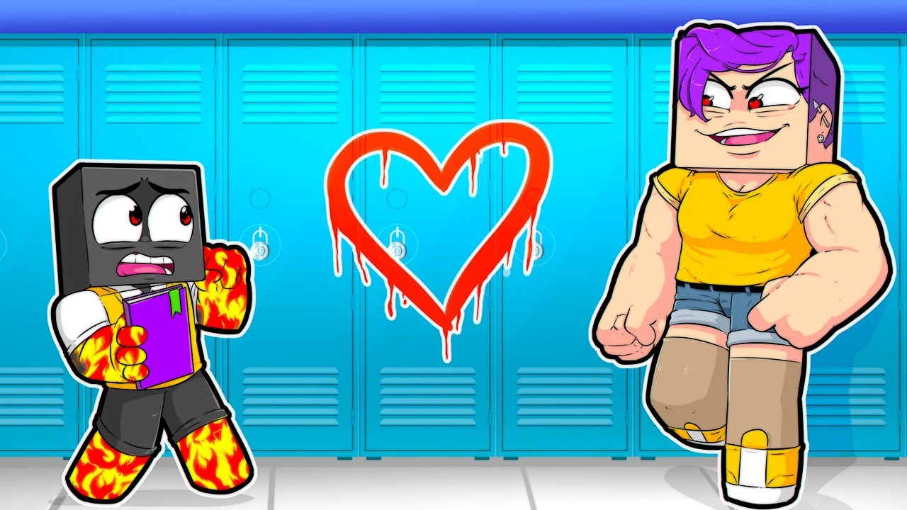 A Valentona da Escola Se Apaixonou por mim no Minecraft!