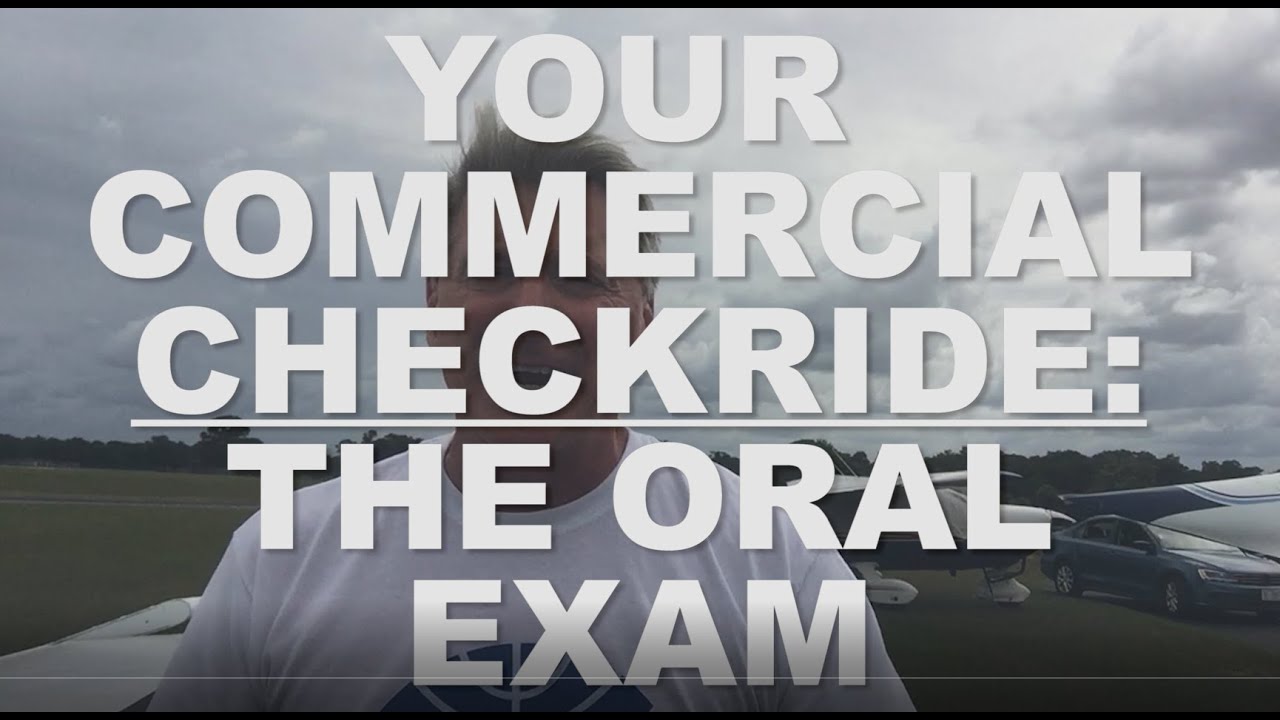 Your Commercial Checkride The Oral Exam YouTube