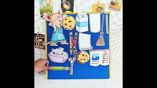 If You Give a Mouse a Cookie – Felt Story Set for Kids#earlylearning #diytoys #feltkit #puzzle #diy