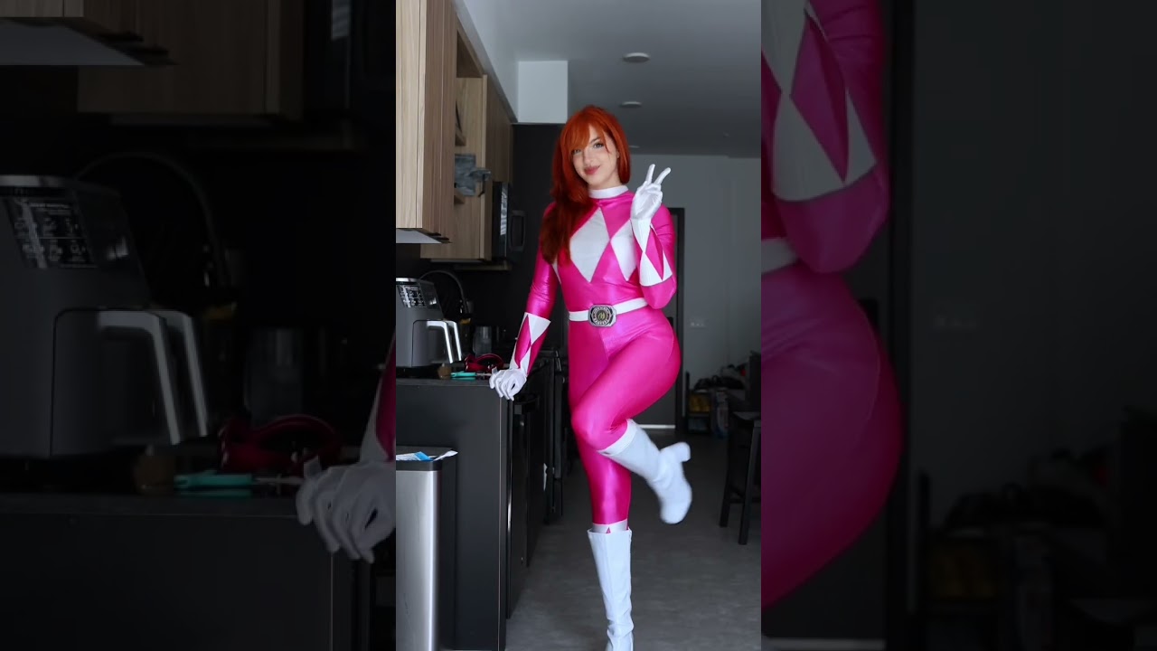 Pink Power Ranger Cosplay! Childhood Crush 😍💕 #pinkpowerranger #powerrangers #cosplay