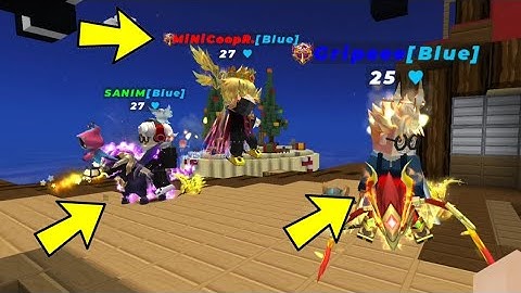 1 PC Player vs 4 Mobile Player!! (Blockman Go)