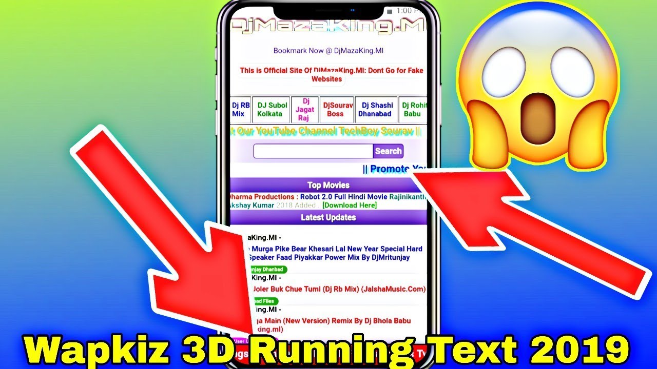 Wapkiz Advanced 3D Running Text || Wapkiz Pe Running Text Kaise Lagaye