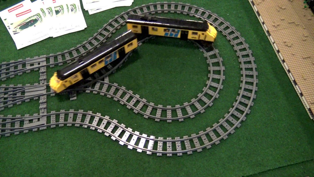 smør øjeblikkelig shampoo NS LEGO Train on Trixbrix R24 circle - YouTube