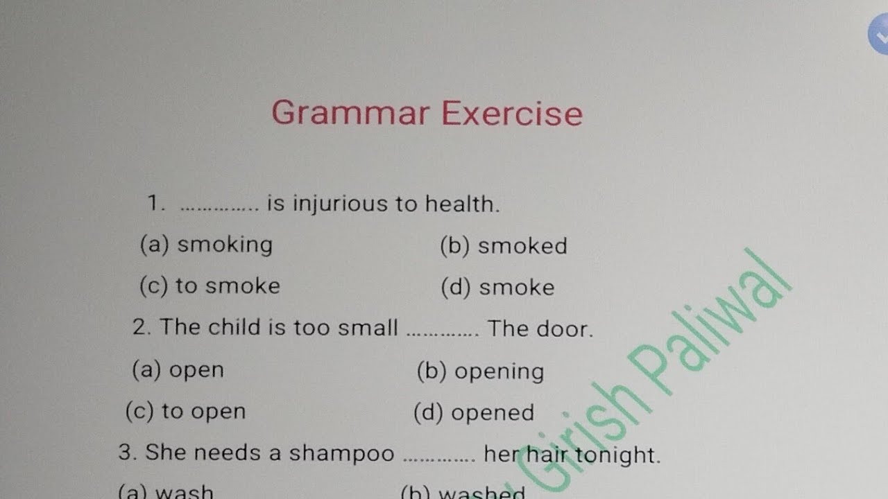 English Grammar for Uttarakhand board exam students Class 10th ✅🔥