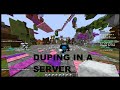 Minecraft Duping On A Pay To Win Server Mineland 