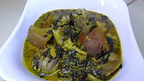 How To Make Nigeria Bitterleaf soup (ofe onugbu)