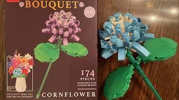 Let’s Build Off Brand LEGO from Five Below | Block Tech Bouquet Cornflower