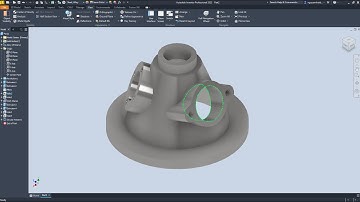 Bài tập 22 Inventor Mô hình hóa 3D và xuất bản vẽ 2D trong inventor