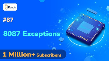 8087 Exceptions - 8087 Math Coprocessor - Microprocessor