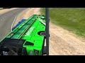 Bus  driver has lncredible e lscape from high speed traffic simulator newbus