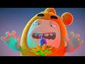 Oddbods Slick and his GIANT Statue  + More Full Episodes | Cartoons For Kids