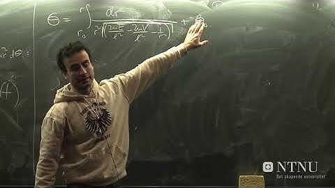 Classical Mechanics lecture 17 Kepler problem Part 1 - Jacob Linder