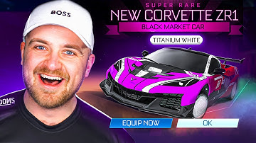 How YOU can get the new CORVETTE ZR1 DECAL for FREE in Rocket League!