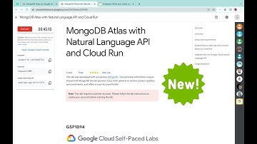 MongoDB Atlas with Natural Language API and Cloud Run || #qwiklabs || #GSP1094  [With Explanation🗣️]
