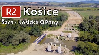 Výstavba R2 Košice Šaca - Košické Oľšany (september 2023)