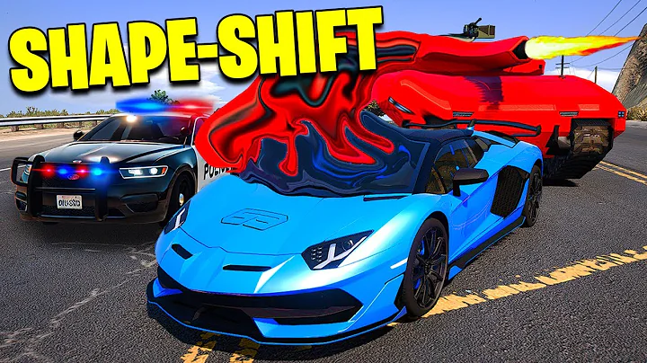 Running From Cops With Shapeshifting Cars in GTA 5 RP