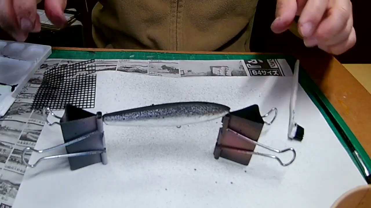 百均deルアー制作３