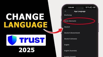 How to Change Language in Trust Wallet 2025 | Change Wallet Language
