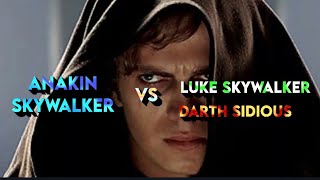 Anakin Skywalker VS Luke & Darth Sidious #starwars #trending #edit #viral #youtubeshorts #blowup