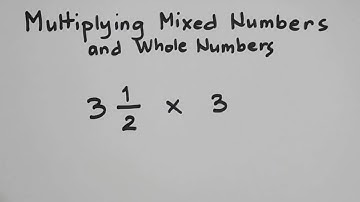 How to Multiply Mixed Number and Whole Number? Fraction Review
