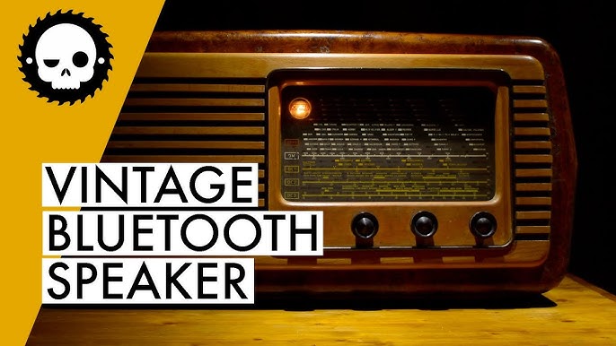 DIY Vintage radio as Bluetooth speaker 