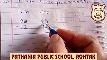 Pathania World Campus class 4 Mathematics ch-12 Time ex 12.4,12.5