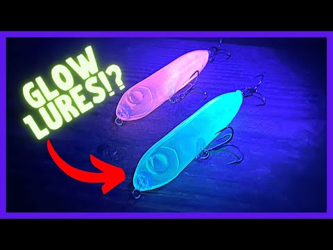 Making INSANE Glow In The Dark Topwater Lures! 