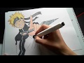 Drawing naruto uzumaki  speed drawing