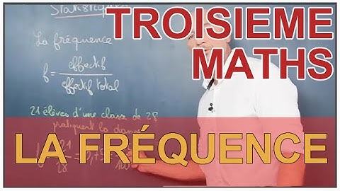 Frequency - Statistics - 3rd Grade Math - Les Bons Profs