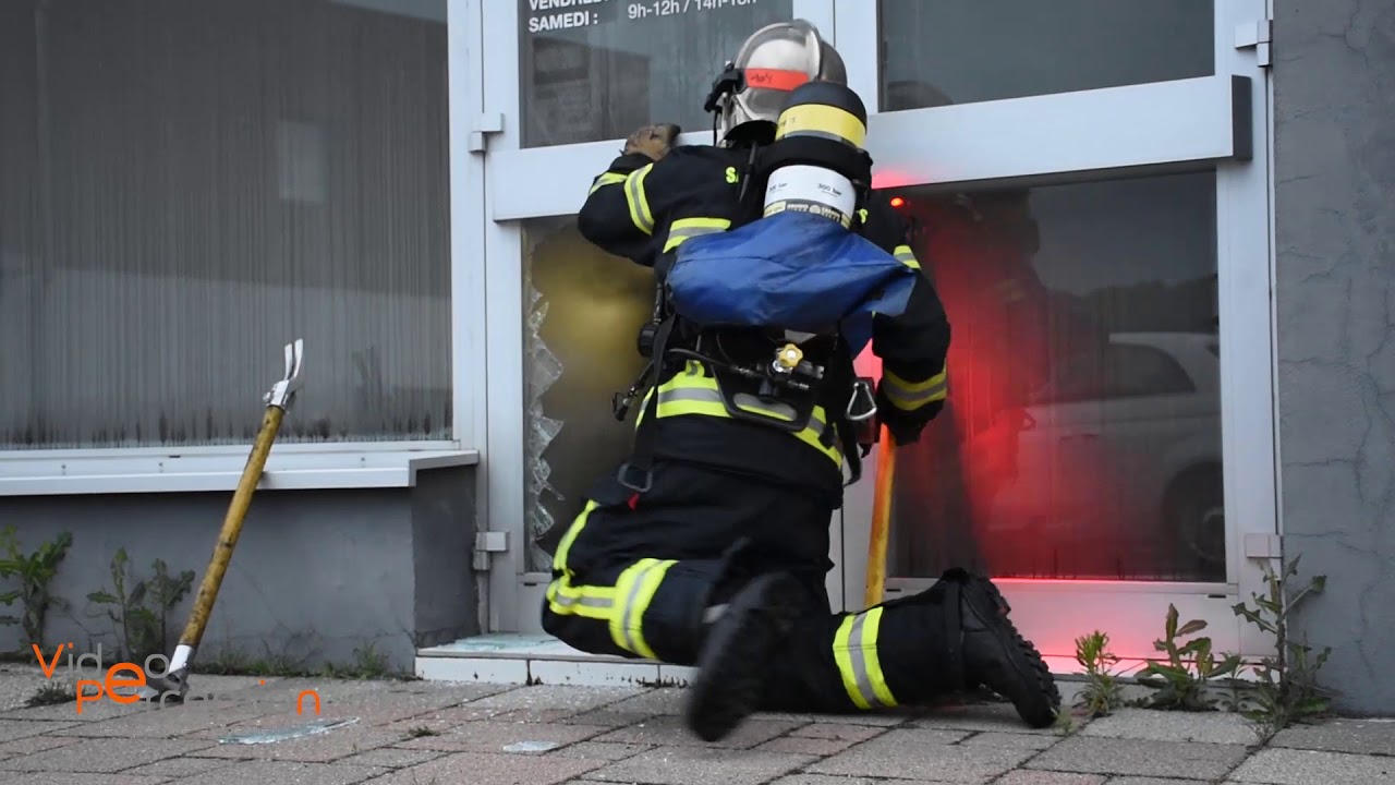 Feu d'entreprise à Rixheim