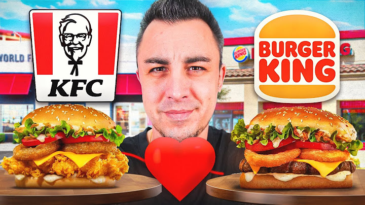 Je teste le BFF BURGER de la collab KFC x BURGER KING !