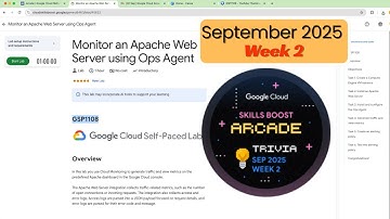 Monitor an Apache Web Server using Ops Agent | GSP1108