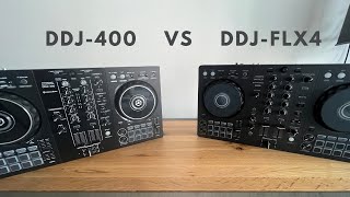 Pioneer DJ DDJ-FLX4 vs DDJ 400