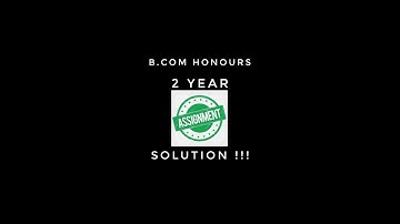 bcom honours assignment solution of micro-economics theory and application .