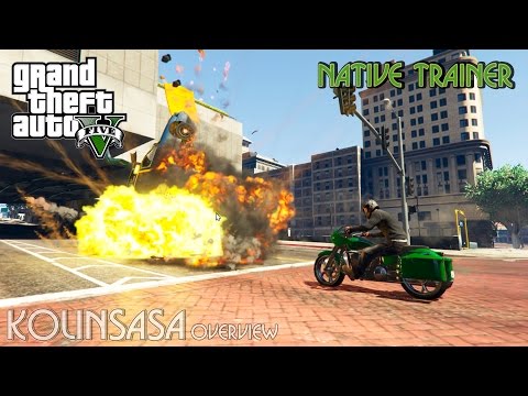 Todas as armas no GTA V com o Nativer Trainer - GTA 5