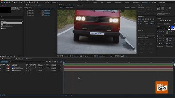 Camera Tracking in After Effects | Adding a license plate onto a van